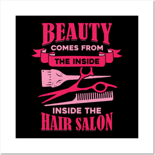 Funny Hair Salon Hairdresser Hairstylist Gift Posters and Art